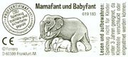 1997 Mamafant und Babyfant - BPZ - zum Schließen ins Bild klicken