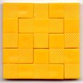 2000 Schachbrett-Puzzle gelb - zum Schließen ins Bild klicken