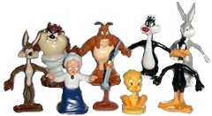 Looney Tunes - 9 Figuren SATZ + 2 BPZ - zum Schließen ins Bild klicken