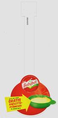 Babybel 2011 - Regal-Wobbler - Raclette-Pfännchen - zum Schließen ins Bild klicken