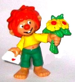 Pumuckl als Gratulant - 1983 - zum Schließen ins Bild klicken