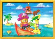 Garfield - Puzzle 1998 - Piratenschiff - zum Schließen ins Bild klicken