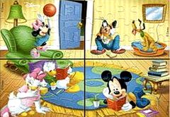 RK - Mickey Mouse 2004 - Im Haus - Super-Puzzle - zum Schließen ins Bild klicken