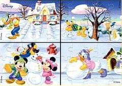RK - Mickey Mouse 2004 - Winter - Super-Puzzle - zum Schließen ins Bild klicken
